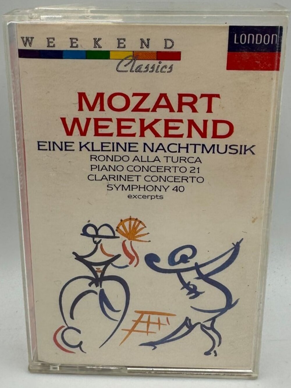 Mozart Weekend London Classics Cassette 1994 Symphony 40 Excerpts